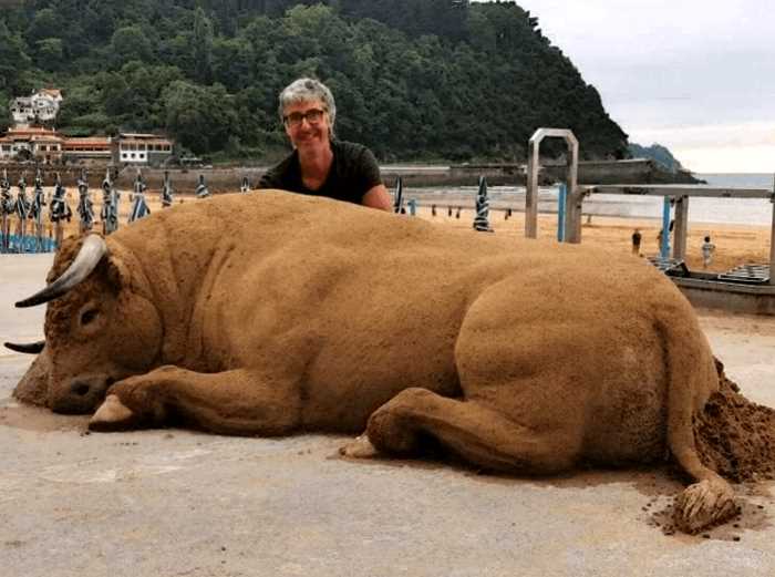 Эти потрясающие фигуры из песка сделаны скульптором-самоучкой