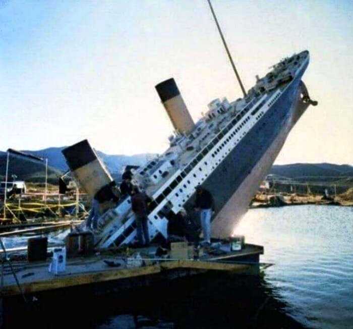 После этих фото со съёмок Титаника, фильм не будет для вас прежним