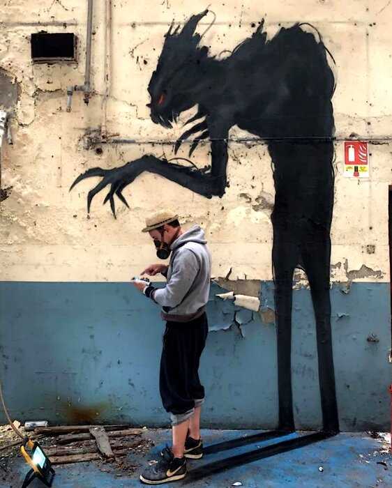 Француз рисует невероятные трехмерные граффити
