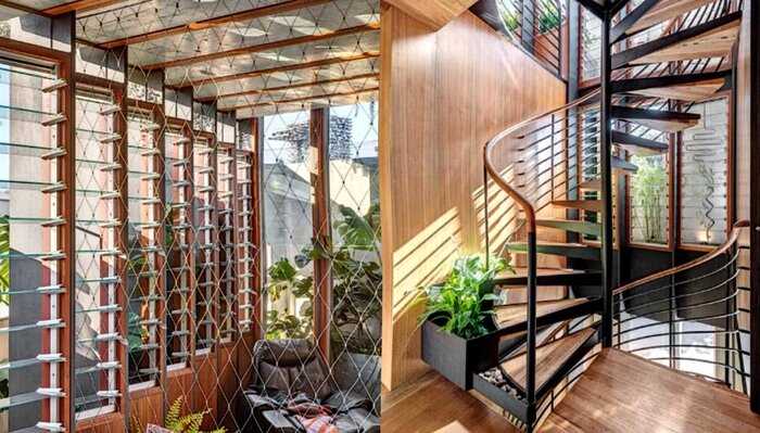 Архитектор превратил бетонную коробку в джунгли своей мечты с собственным огородом на крыше