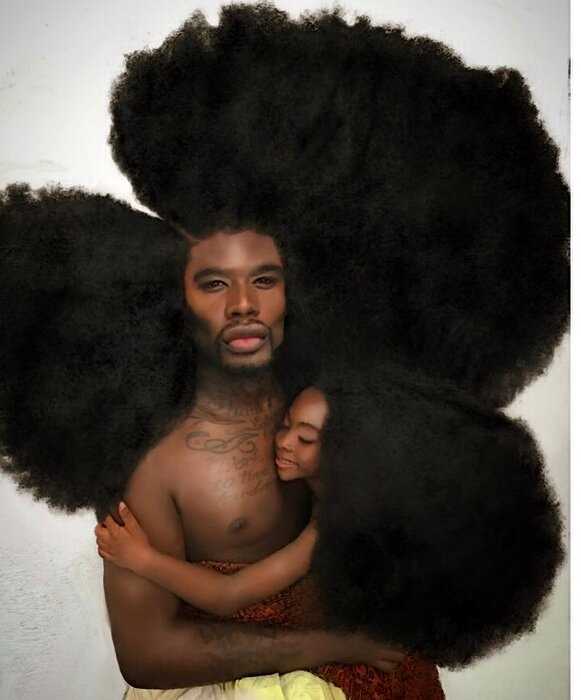 Отец и дочь – обладатели самых длинных волос в мире