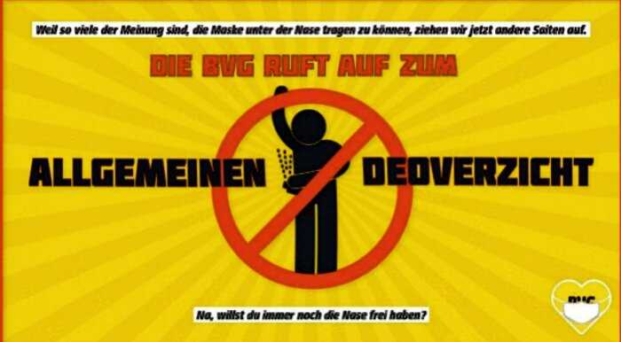 Жителей Берлина призвали не пользоваться дезодорантом