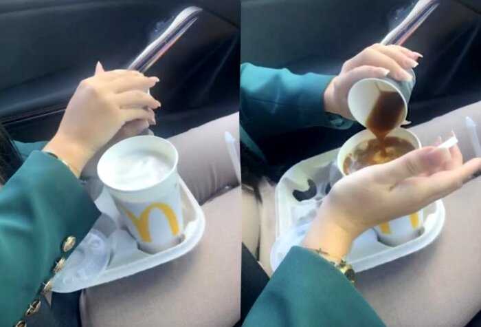 Блогерша показала лайфхак, как получить самый вкусный напиток в McDonald’s, которого нет в меню