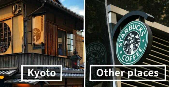 От Макдака до 7-Eleven: почему в Киото все эмблемы компаний выглядят иначе