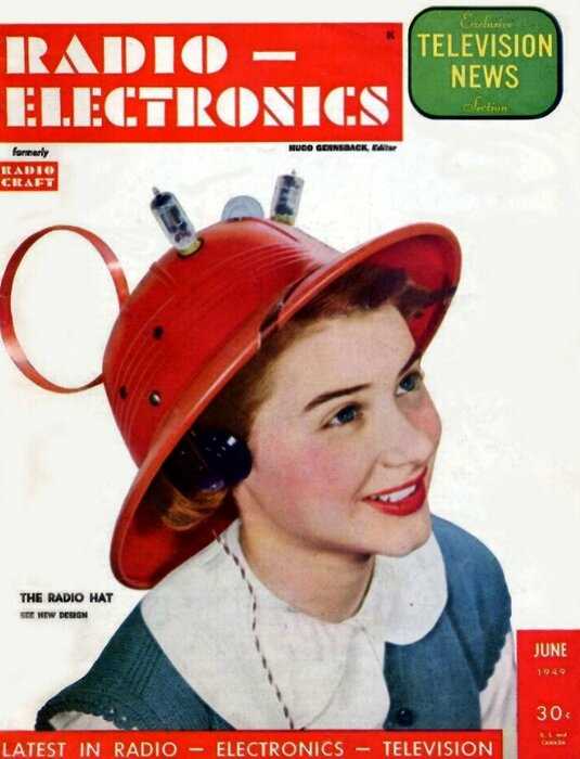 Ваш айфон ерунда, а вот радио-шляпа «Марсианин» в 1922 году было реально круто
