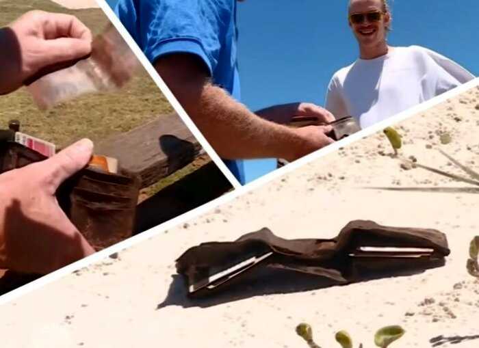 Мужчина из Австралии случайно нашел кошелёк с деньгами, который был утерян 25 лет назад и отыскал забывчивого хозяина