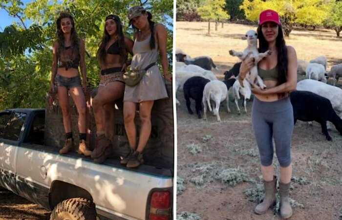 Три девушки уехали из города на ферму: как им удается самим вести огромное хозяйство