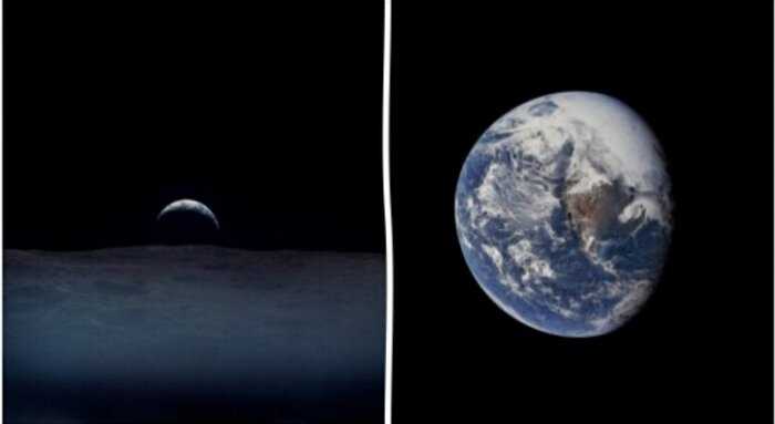 Снимки Земли, сделанные астронавтами миссий «Аполлон» в 60-х годах