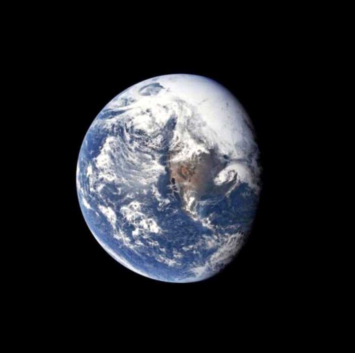 Снимки Земли, сделанные астронавтами миссий «Аполлон» в 60-х годах