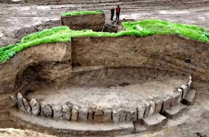 Археологи нашли в Украине сооружение из каменных глыб