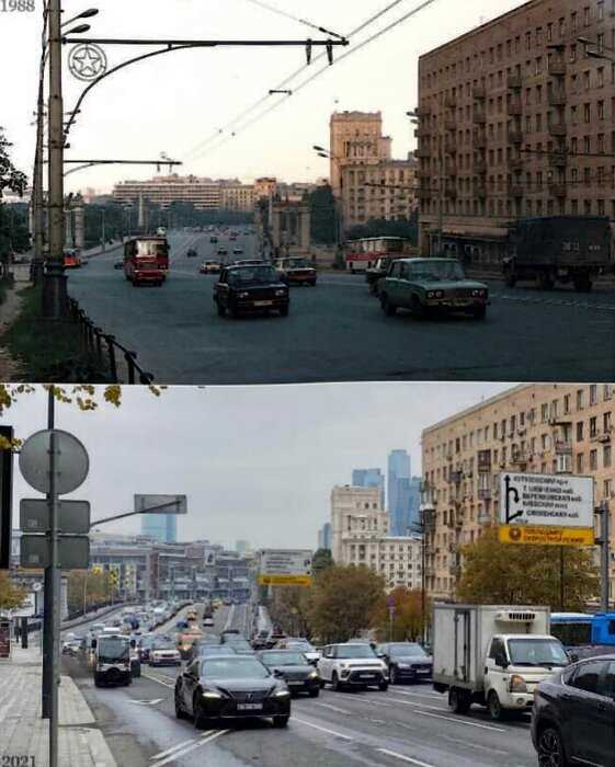 Похорошела ли Москва за 30 лет? Фотографии из серии Было/Стало