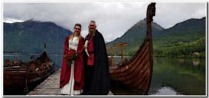 Первая за 1000 лет: в Норвегии прошла настоящая свадьба викингов