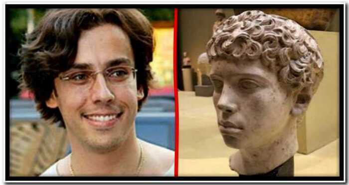 «Переселение душ»: Максим Галкин увидел себя в статуе римского мальчика