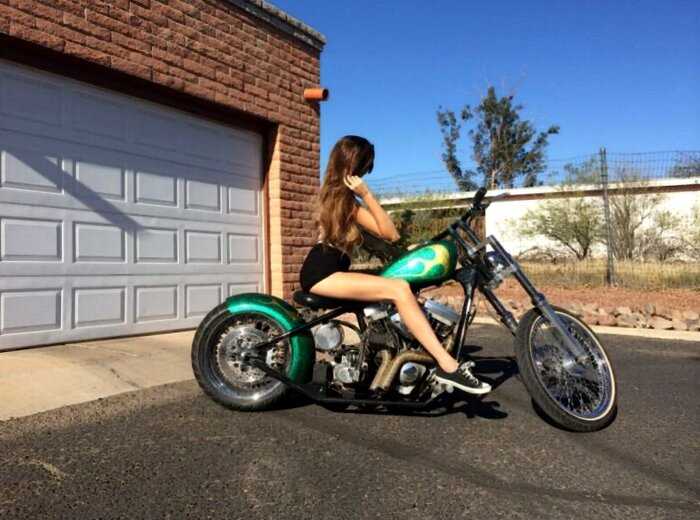 Девушки, которым нравятся мотоциклы