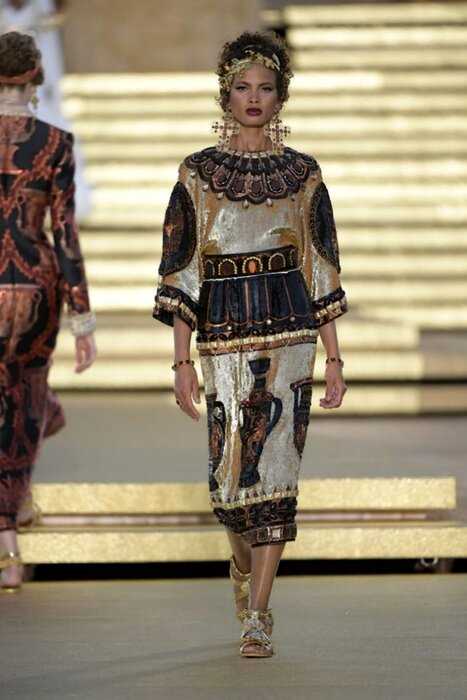 Эстетика Древней Греции на сицилийском показе Dolce &amp; Gabbana Alta Moda