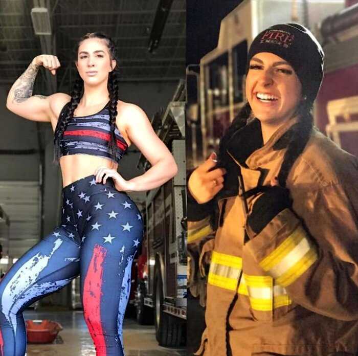 Американка на деле доказала, что красота спасёт мир, став пожарным