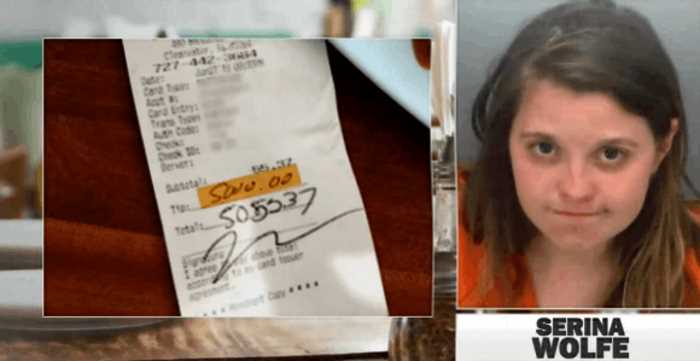 «Суровая месть»: американка оставила чаевые на $5,000 с украденной кредитки парня