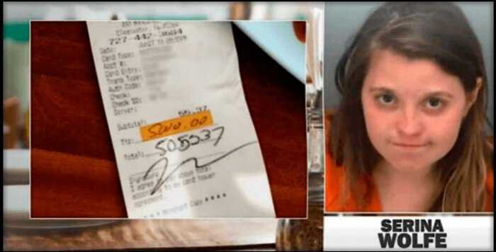 «Суровая месть»: американка оставила чаевые на $5,000 с украденной кредитки парня