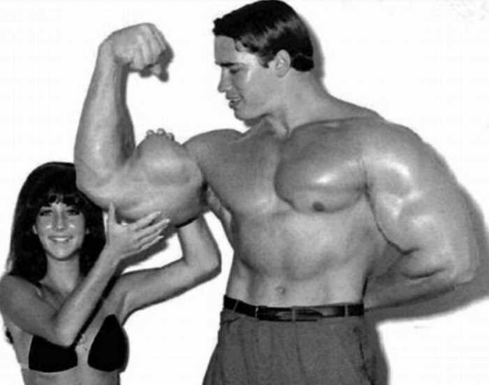 20 могучих фотографий Шварценеггера, где женщины обожают каждый его мускул