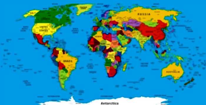 10+ шокирующих карт, которые покажут истиные размеры стран и континентов