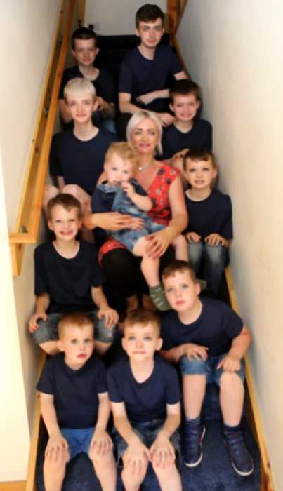 В Британии настырная мама 10 мальчиков наконец родила девочку