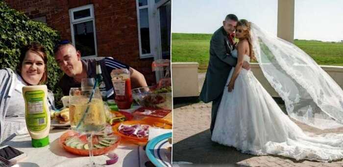 Британка похудела вдвое, чтобы ее свадебные фотографии были волшебными