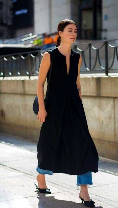Учимся носить маленькое чёрное платье: 9 стильных вариантов