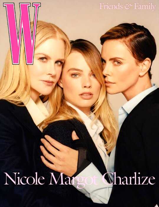 «Скандал»: Николь Кидман, Шарлиз Терон и Марго Робби для W Magazine