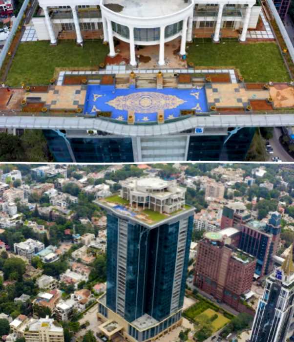 «Изолировался»: Индийский олигарх построил особняк на крыше небоскреба