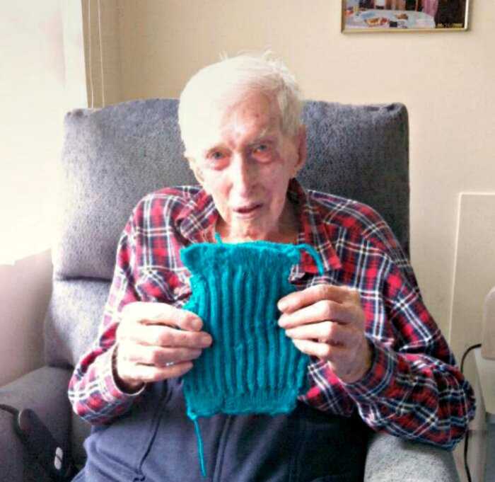 Необычное хобби 109-летнего мужчины