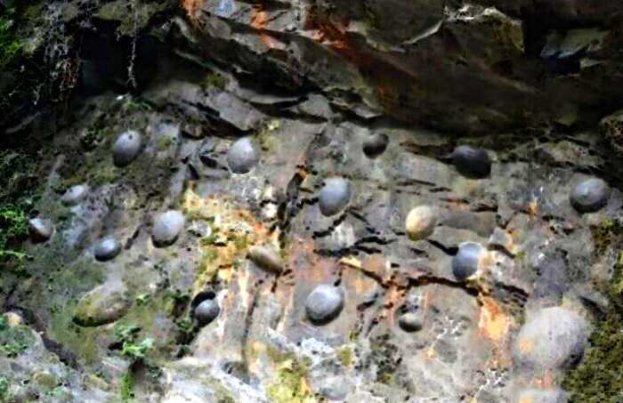 Загадочная китайская скала откладывает каменные яйца каждые 30 лет
