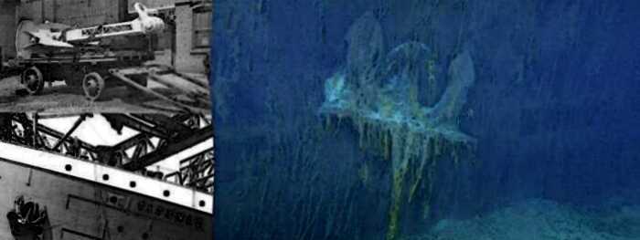 Фотографии «Титаника» до и после крушения