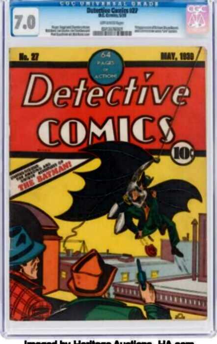 Копия Detective Comics №27 1939 года стала самым дорогим комиксом с участием Темного рыцаря.