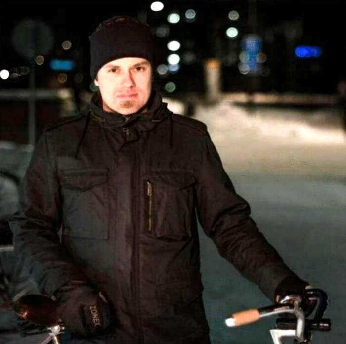 Финские школьники ездят в школу на велосипедах при температуре -17 °C