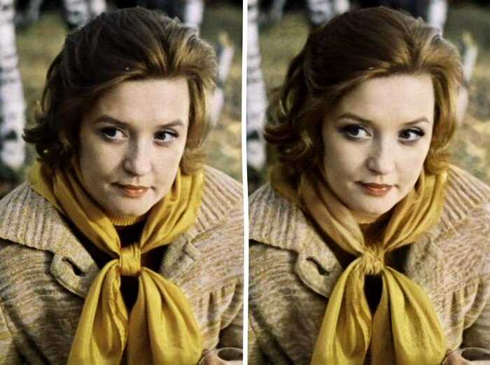 Взгляните, как выглядели бы героини советских фильмов, будь они приближены к современным стандартам красоты