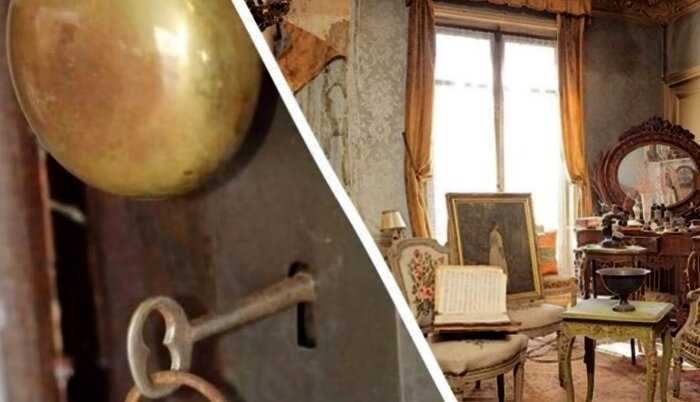 Женщина закрыла дверь и сбежала из Парижа в 1939 году, попасть в дом смогли только ее родственники 70 лет спустя