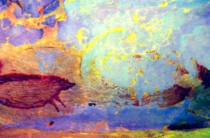В пещере Индонезии нашли один из древнейших рисунков животного