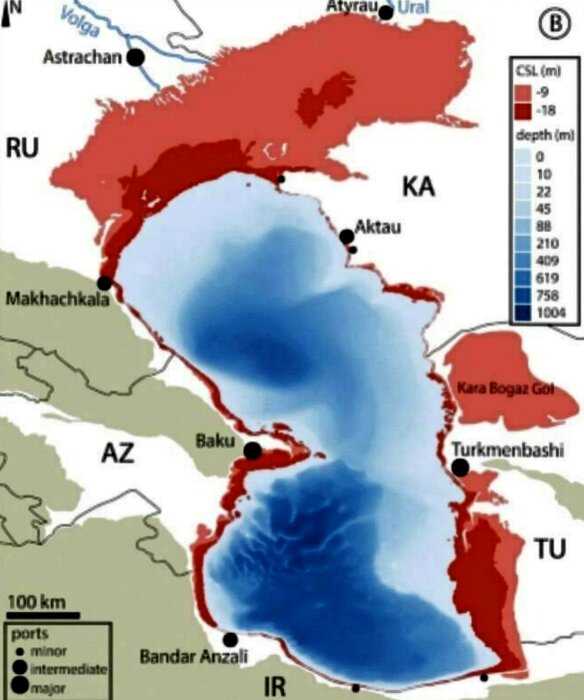 Каспийское море прошло точку невозврата: что с ним происходит