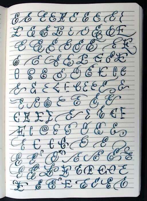 Магия красивого почерка: теперь так не учат.