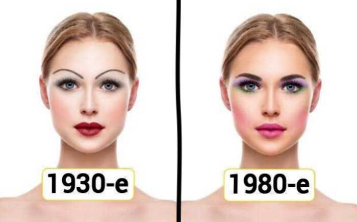 100 лет красоты в 12 фотографиях, показывающих, какой макияж был в моде в то или иное десятилетие