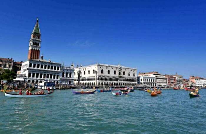 Ежегодная историческая регата в венеции