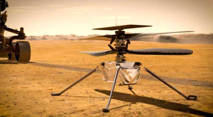 Первый вертолёт на другой планете: полетит ли марсианский дрон Ingenuity и зачем он нужен