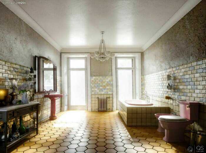 От деревянной бочки до акрила: шесть столетий ванной комнаты