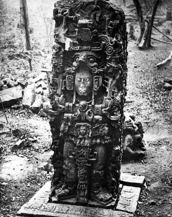 18 первых фотоснимков, сделанных на раскопках городов индейцев майя