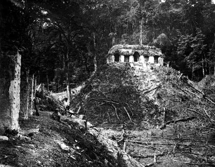 18 первых фотоснимков, сделанных на раскопках городов индейцев майя