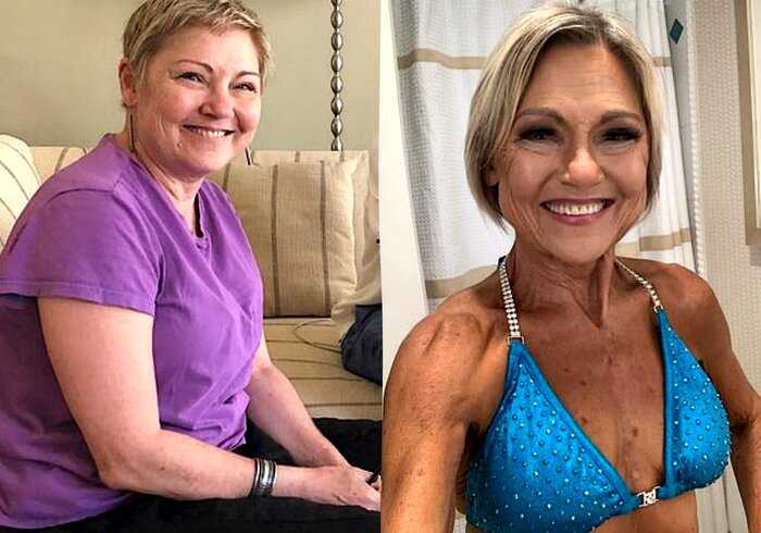 Старушка занялась собой на пенсии и в 64-летнем возрасте стала звездой конкурсов фитнес-бикини