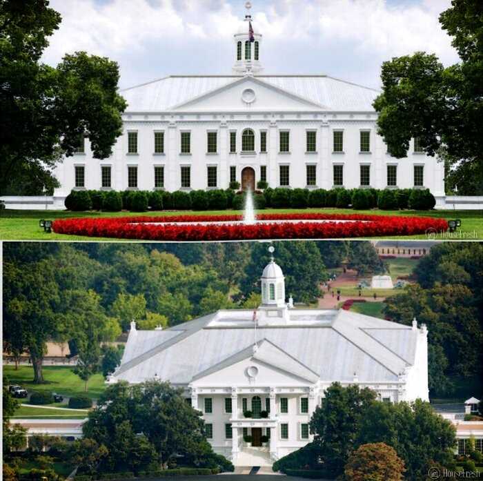 5 примеров, как бы мог выглядеть Белый дом, если бы утвердили другой проект