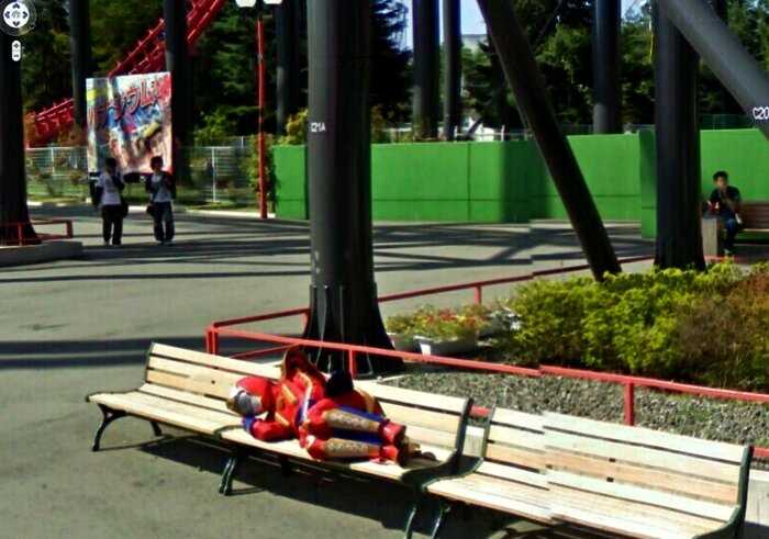 10 самых безумных кадров, сделанных на камеры Google Street View