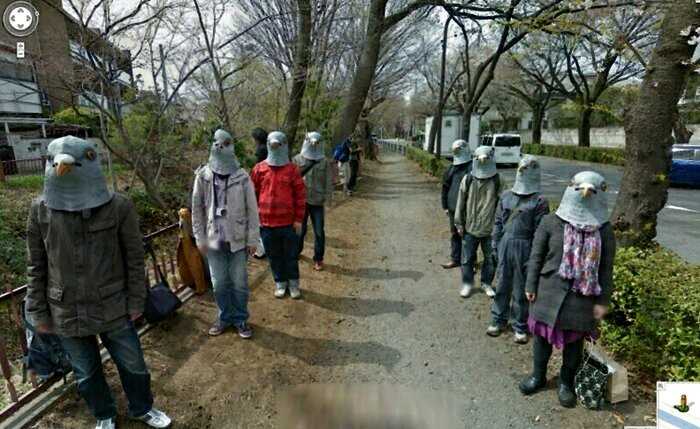 10 самых безумных кадров, сделанных на камеры Google Street View