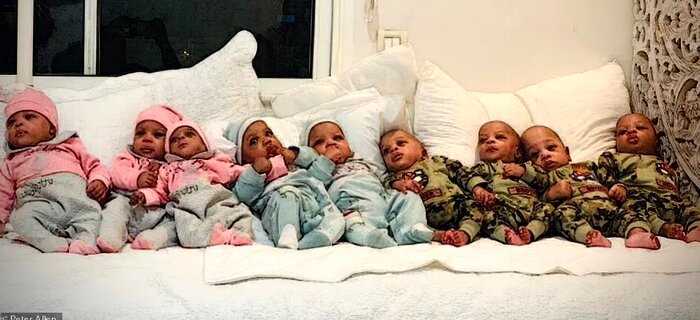 Девушка из Марокко сразу родила девять детей, но фото ей разрешили сделать только сегодня и на это есть причина